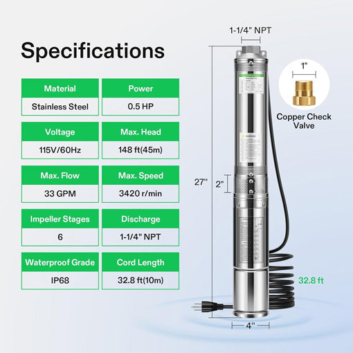 Deep Well Submersible Pump