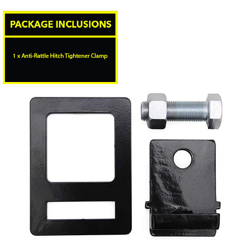 Anti-Rattle Hitch Tightener Clamp