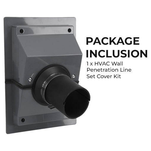 HVAC Wall Penetration Line Set Cover Kit