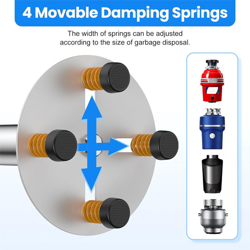 Garbage Disposal Noise Reduction Adjustable Support