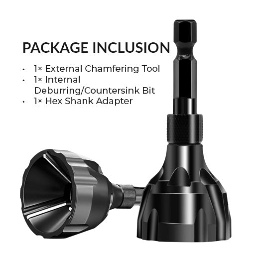 Deburring Chamfer Drill Attachment Tool Set