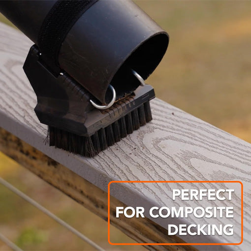 Universal Leaf Blower Brush Attachment