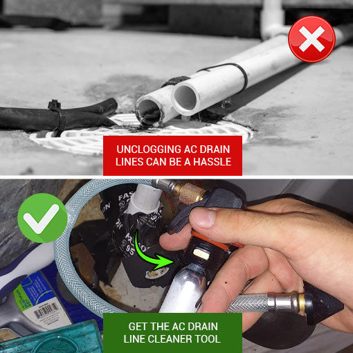 Ac Line Removal AC Drain Line Cleaner Tool ~ GarageToolLab.com