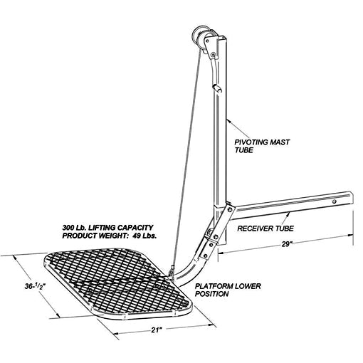 Hitch-Mounted Lifting System