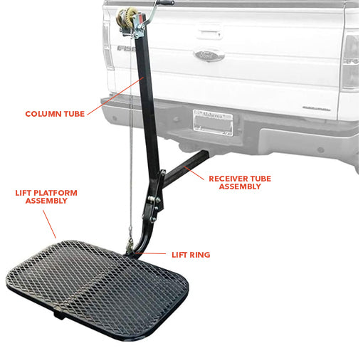 Hitch-Mounted Lifting System