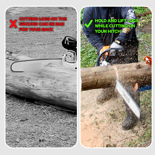 Hitch Log Holder