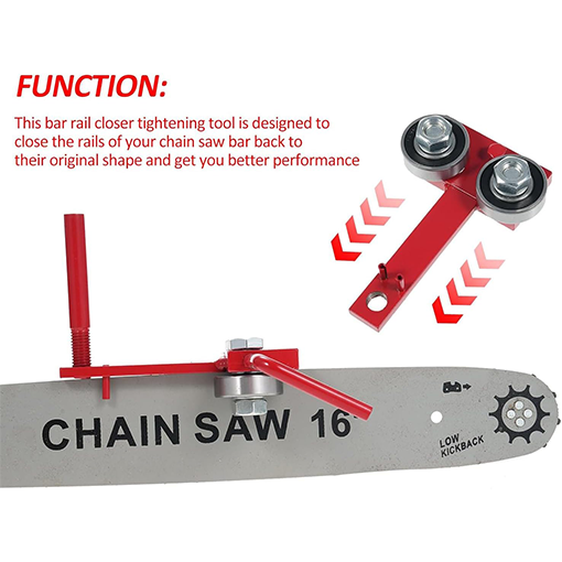 Chainsaw Bar Rail Closer Tool