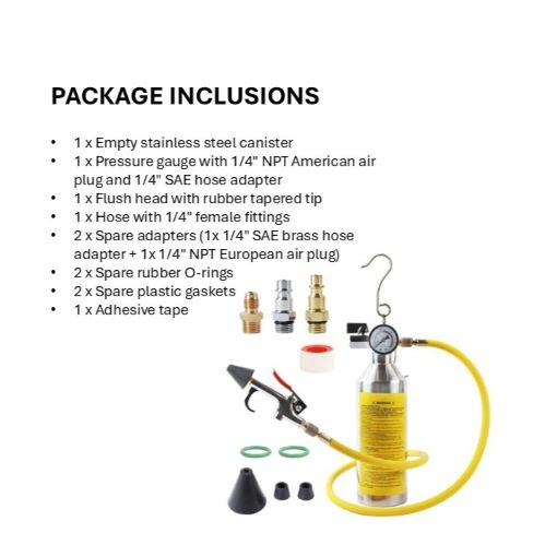 Automotive Home HVAC Flush Tool Kit